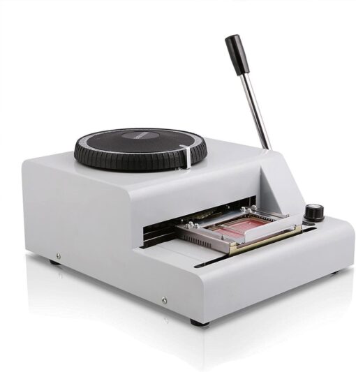 Embossing Machine 72 Characters Card Embosser Printer Gift Card Credit ID PVC Card Embosser Stamping Machine Manual Embosser Machine - Image 4