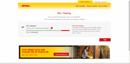 DHL SCAMPAGE FAKE SHIPMENT NOTIFICATION - Image 6