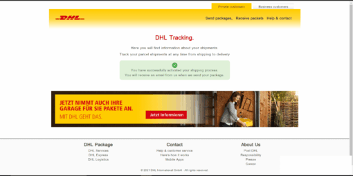 DHL SCAMPAGE FAKE SHIPMENT NOTIFICATION - Image 2