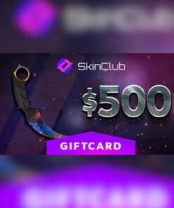 Skin Club Gift Card 500 USD – Key – GLOBAL