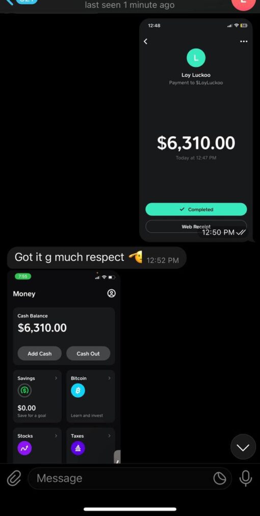 $1,000 CashApp Transfer - Image 5