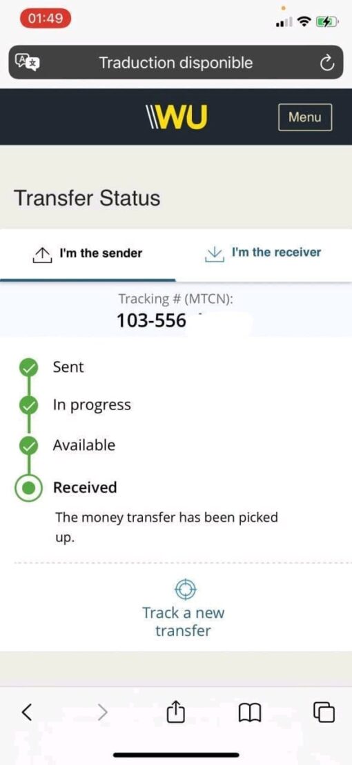 Western Union Transfer - Image 2