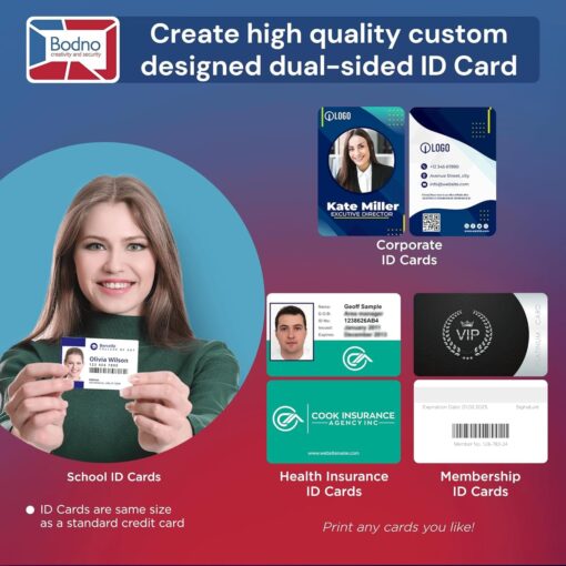 Fargo DTC4500e Dual Sided ID Card Printer & Complete Supplies Package with Bodno ID Software – Bronze Edition - Image 2