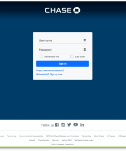 Chase Bank Scampage + Admin panel
