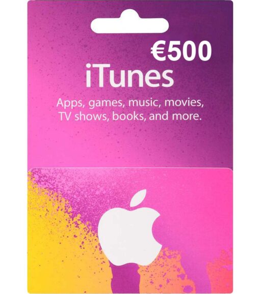 €500 iTunes Gift Card (EUROPE)