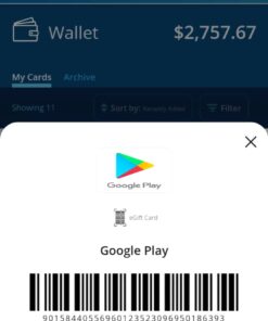 Shopwithscrip Account with Balance of $2000 – $3000