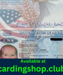 US Real Passport Scans w/ SSN, DOB, and Background report.